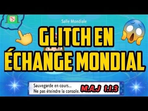 GLITCH en échange mondial mais !!! | TUTO | 1.1.3 | Pokémon Diamant Etincelant | Switch