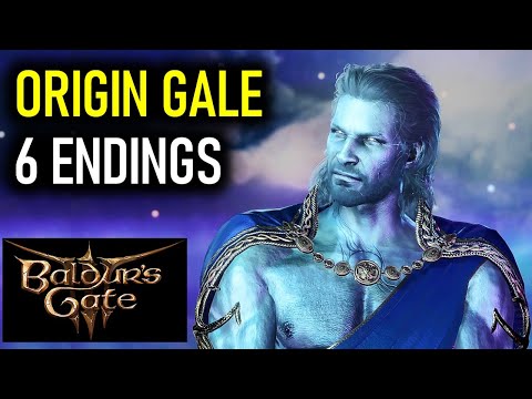 Gale Origin All 6 Endings | Baldur's Gate 3 (BG3)
