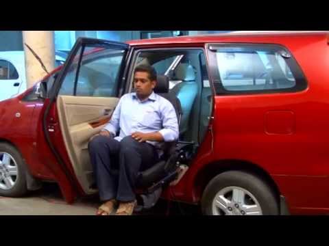 Disability Solution for Innova Crysta Middle Right Wheel Chair Without Person