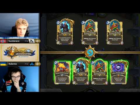 Hunterace vs Kolento - Group B Winners - Hearthstone Grandmasters Europe Playoffs