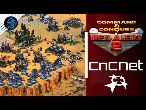 Red Alert 2 | CNCNET Gameplay - Harder Than Smart AI? (2 vs 6)