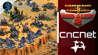 Red Alert 2 | CNCNET Gameplay - Harder Than Smart AI? (2 vs 6)