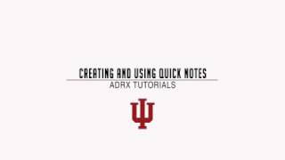 Create and Use Quick Notes in the AdRx Platform