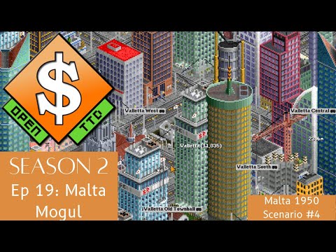 Let's Play OpenTTD: Malta 1950 Scenario #4: Malta Mogul (S2E19)
