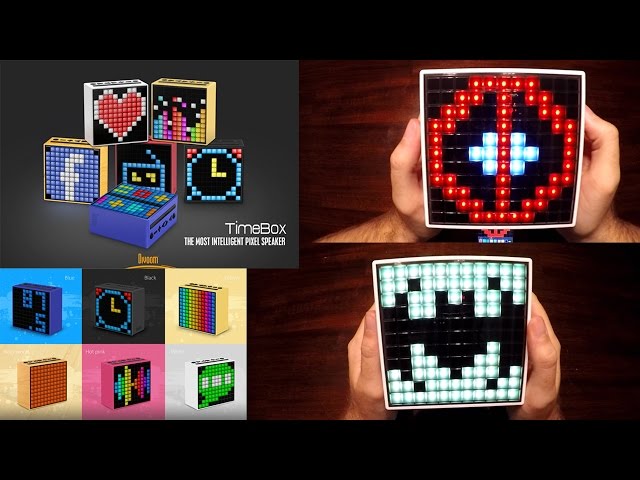 Video teaser for Divoom Timebox Pixel Art Builds and Review