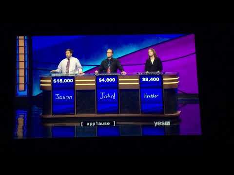 Double Jeopardy, Jason Zuffranieri DAY 16 - $5 WAGER on 3rd Daily Double??? (9/20/19)