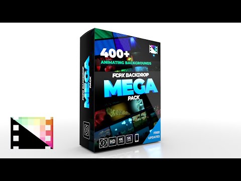 FCPX Backdrop Mega Pack - Animating Backgrounds for FCPX - Pixel Film Studios
