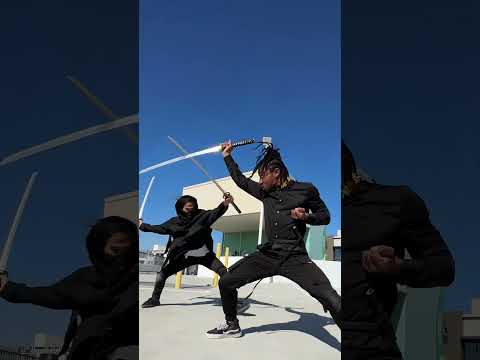 Fight Like Anime!｜Sword Fight Practice｜Toru x Fik-Shun Part 5