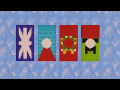 КАК СДЕЛАТЬ НОВОГОДНИЕ ФЛАГИ | Minecraft