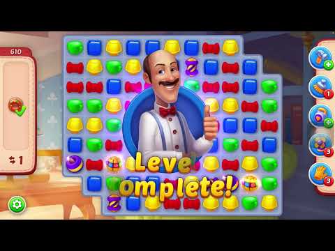 Homescapes level 606 - 610