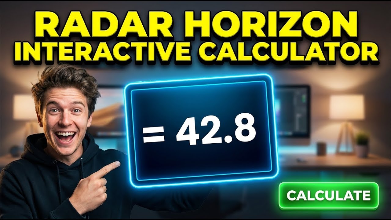 Radar Horizon Interactive Calculator