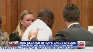Man cleared of rape lands NFL job