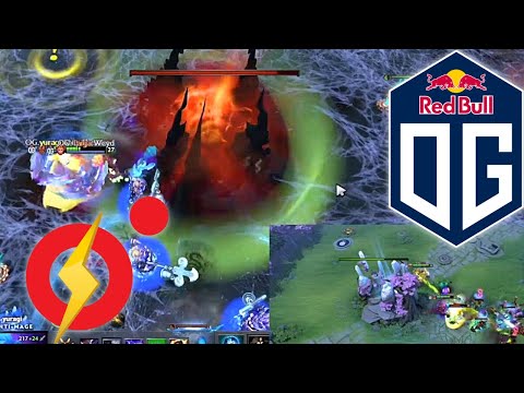 OG vs Ooredoo Thunders - 78 min Mega Creep Comeback Game ended with Base Race