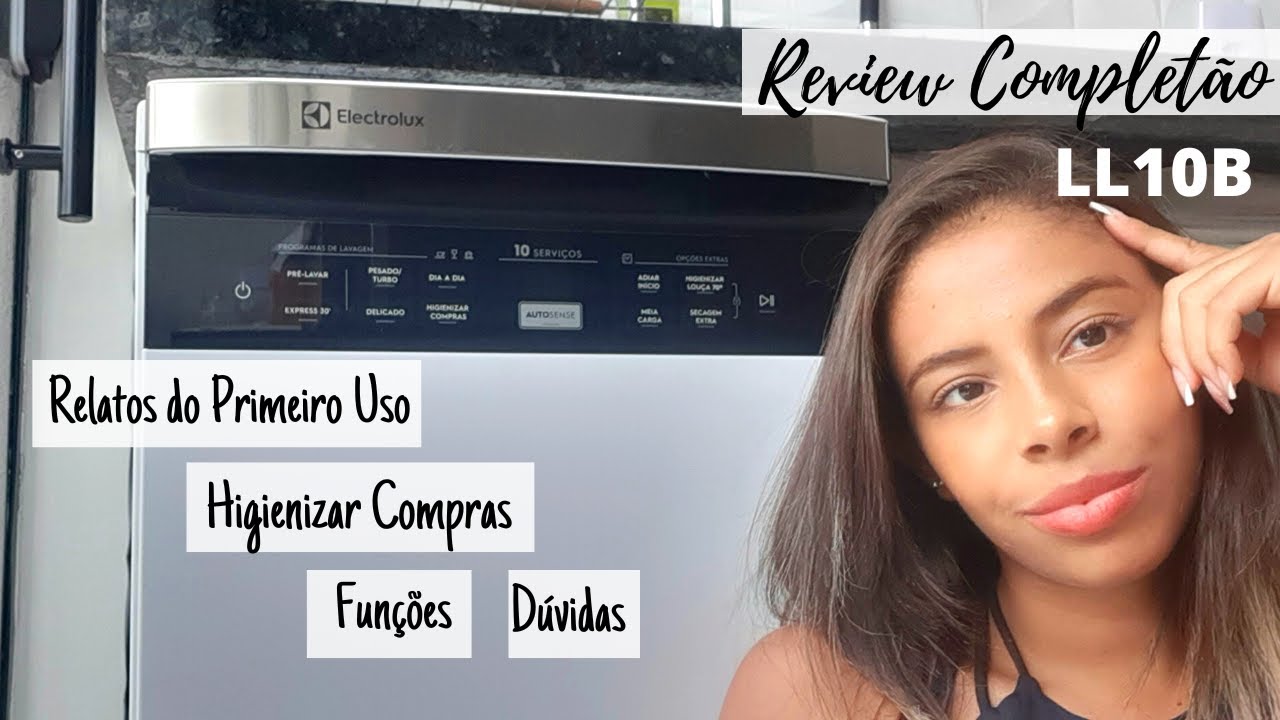 LAVA LOUÇA 10SERVIÇOS ELECTROLUX LL10B | REVIEW COMPLETO | INSTALAÇÃO | FUNÇÕES | MEDO!