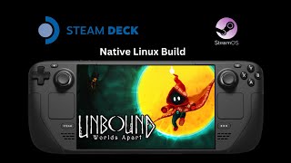 Unbound: Worlds Apart - Steam Deck Gameplay | 2D Hand Drawn Metroidvania