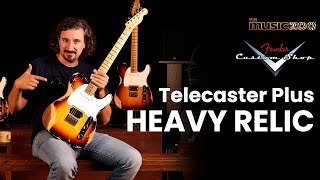Video thumbnail for The 90s are Back! Fender Custom Shop Telecaster Plus Heavy Relics at The Music Zoo! by The Music Zoo