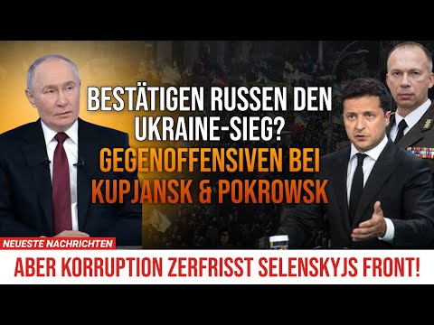 UKRAINE-KRIEG: Russlands Truppen vor Pokrowsk, Selenskyjs Regierung im Korruptions-Chaos