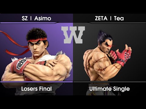 Ultimate Wanted #5 - Single Losers Final - Asimo (Ryu) Vs. Tea (Kazuya,Pac-Man) SSBU Ultimate