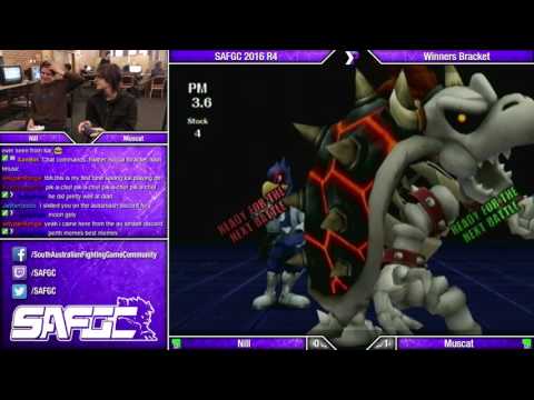 SAFGC 2016 R4 - Nill (Falco) vs Muscat (Bowser/Snake) - PM