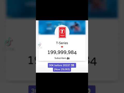 Exact Moment T-Series Hit 200 Million Subscribers! 