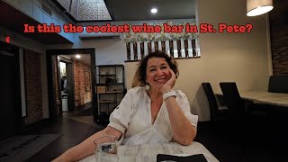 Must Try Restaurant In St. Pete: Sauvignon Wine Locker Experience.