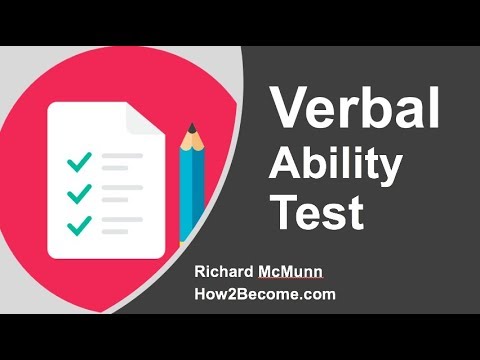 Verbal Ability Test - General Aptitude (Part 1 - 4)