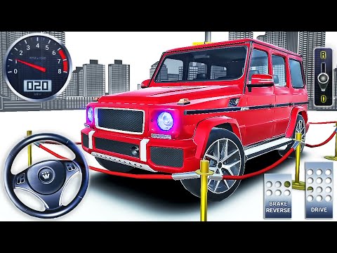 City Driving School Simulator #2 - Red Mercedes Gelenvagen 3D Car Parking - YouTube