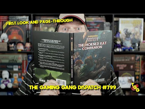 Warhammer Fantasy Roleplay: The Horned Rat Companion First Look on The Gaming Gang Dispatch EP 799