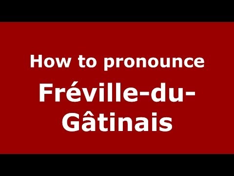 2nd YouTube video about how to pronounce freville