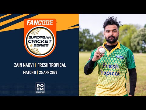 POTM: Z.Naqvi - FT vs MU | Highlights | FanCode ECS Milan | 25 Apr 2023 | ECS23.245