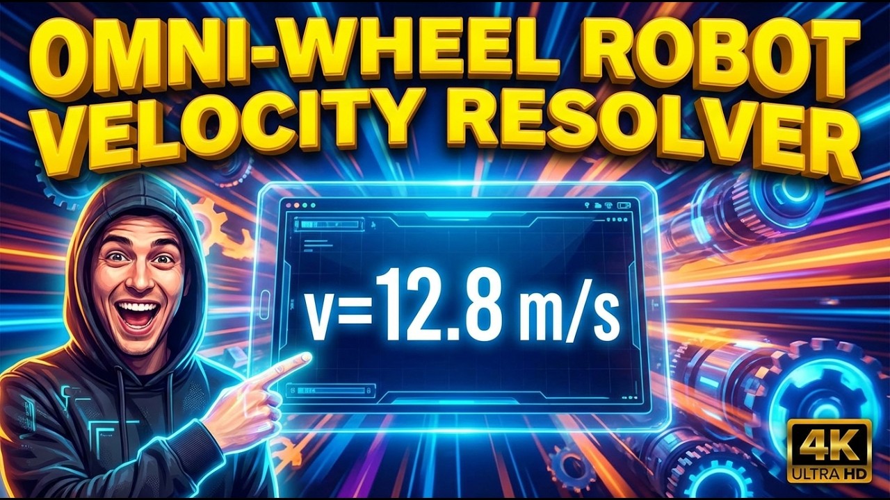 Omni-Wheel Robot Velocity Resolver