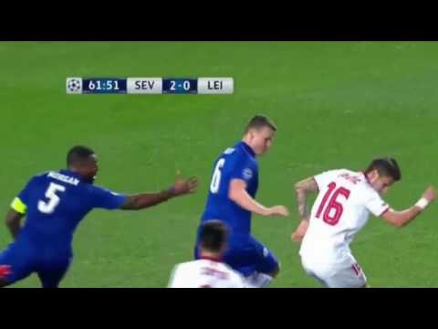 correa goal  Sevilla vs Leicester City 20 GOAL Sevilla   Champions League
