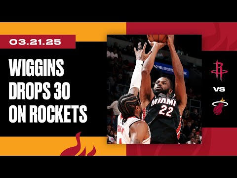 Andrew Wiggins 30 PTS 3 AST 2 REB | Houston Rockets vs. Miami HEAT | March 21, 2025