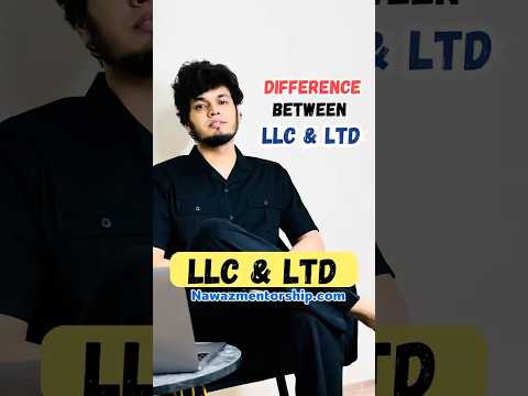 Difference between LLC and Ltd #amazon #llc #ltd #amazonbusiness #llcformation #llcregistration
