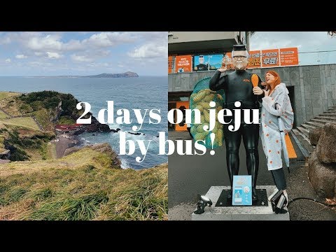 2 Days on Jeju Island, Korea During a Typhoon VLOG