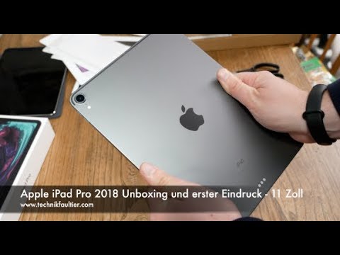 Apple iPad Pro 2018 Unboxing and First Impressions 11 inch