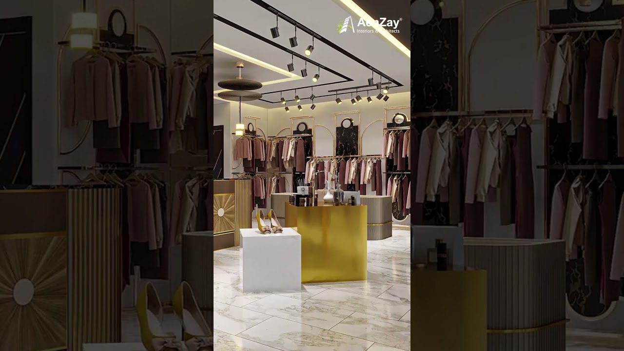 Interior Design of a Retail Store - Cloth Shop Interior Ideas - tips and trends #shorts #interior