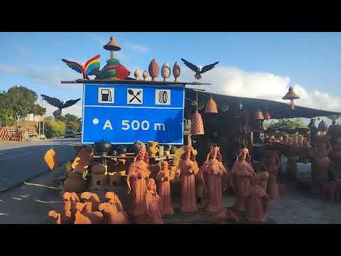 Arte em barro, visitando a cidade de Tracunhaém-PE  