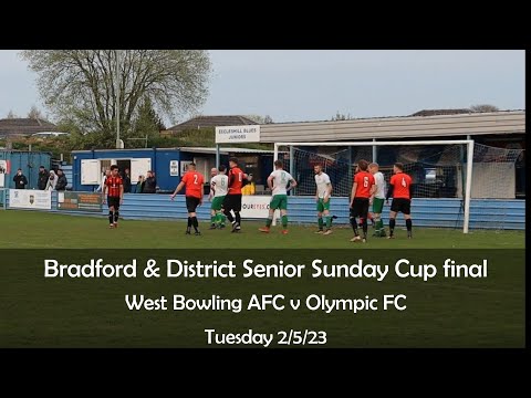 Bradford & District Senior Sunday Cup final 2022/23