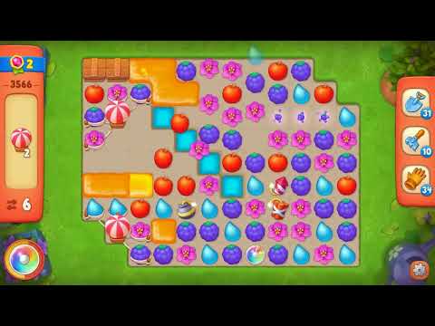 Gardenscapes Level 3566 - No Boosters