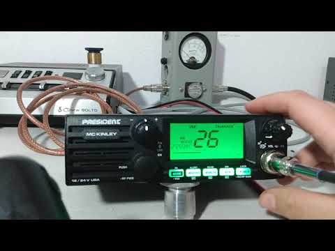 Let's take a look: President McKinley AM/SSB sub compact mobile radio