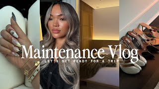 MAINTENANCE VLOG : $600 BLONDE HAIR + BOOB JOB?! + PACKING AT 5AM + EYEBROW TINT + SHOPPING & MORE