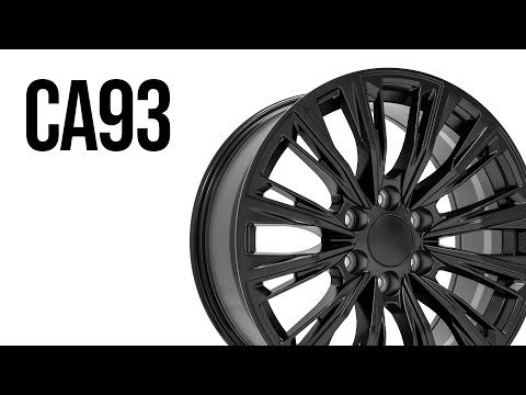 Fit's GM Trucks and SUVs - OE Wheels CA93 Satin Black 20x9