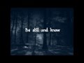 Be Still - The Fray (Lyrics)
