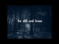 Be Still - The Fray (Lyrics) 