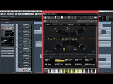 EXHALE from Output, The Amazing Vocal Instrument for NI Kontakt