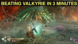 EASY WAY to Kill Valkyrie Queen Gna in Under 3 Minutes [God of War Ragnarok]