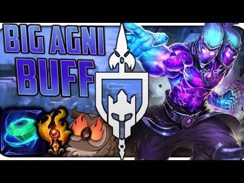 BUFFING AGNI GAVE HIM THE BIGGEST DAMAGE KIT IN SMITE!