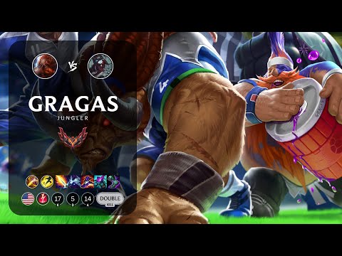 Gragas Jungle vs Kayn - NA Grandmaster Patch 14.2