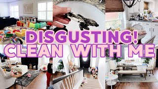 *DISGUSTING* CLEAN WITH ME 2022! EXTREME SPEED CLEANING MOTIVATION! MESSY HOUSE CLEAN & DECLUTTER!